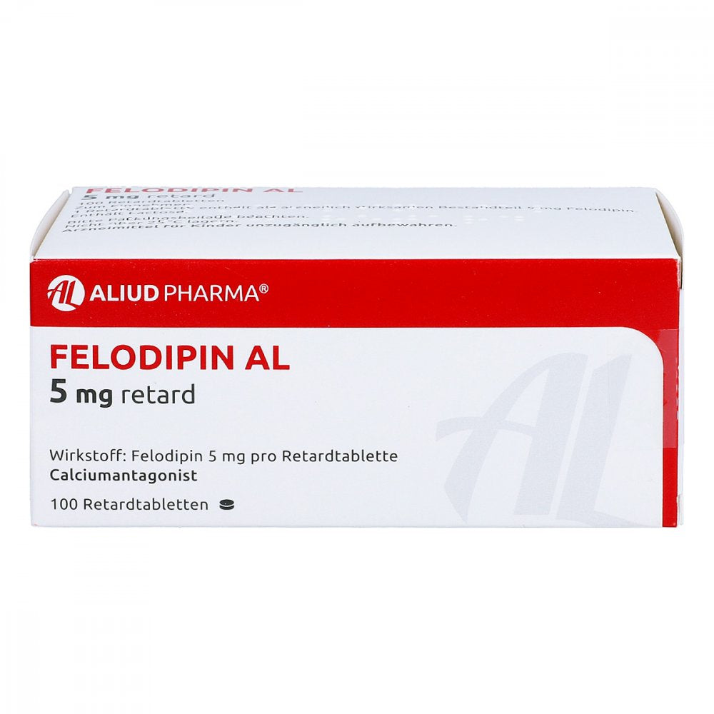 Felodipin Al 5 Mg Retard Tabl. (100 stk)