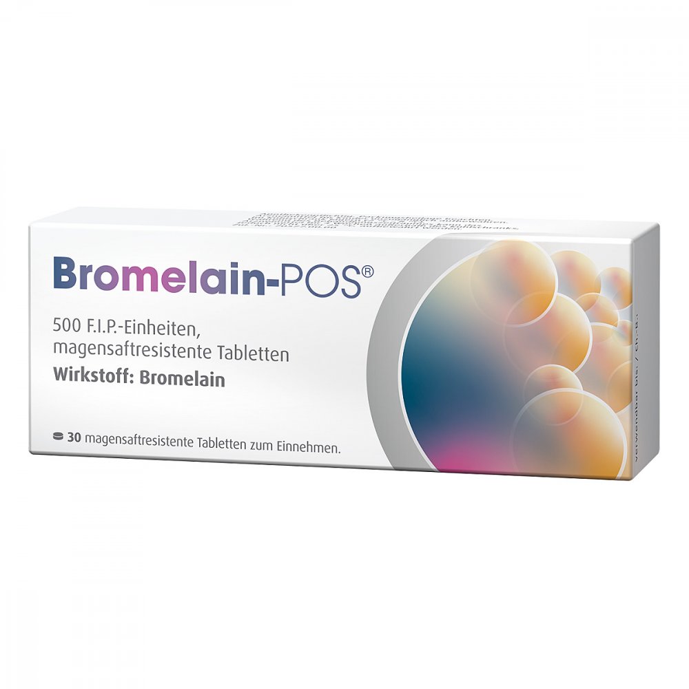 Bromelain Pos Magensaftresistente Tabletten (30 stk)
