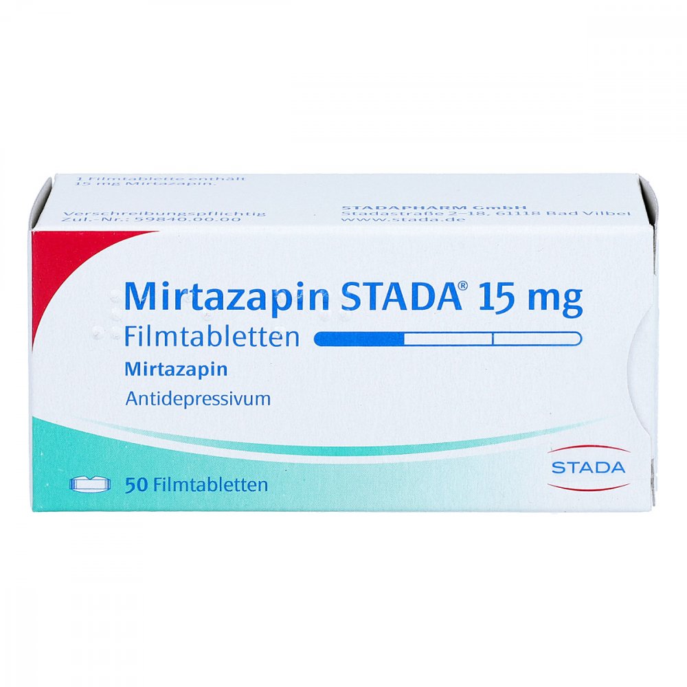 Mirtazapin Stada 15 Mg Filmtabletten (50 stk)