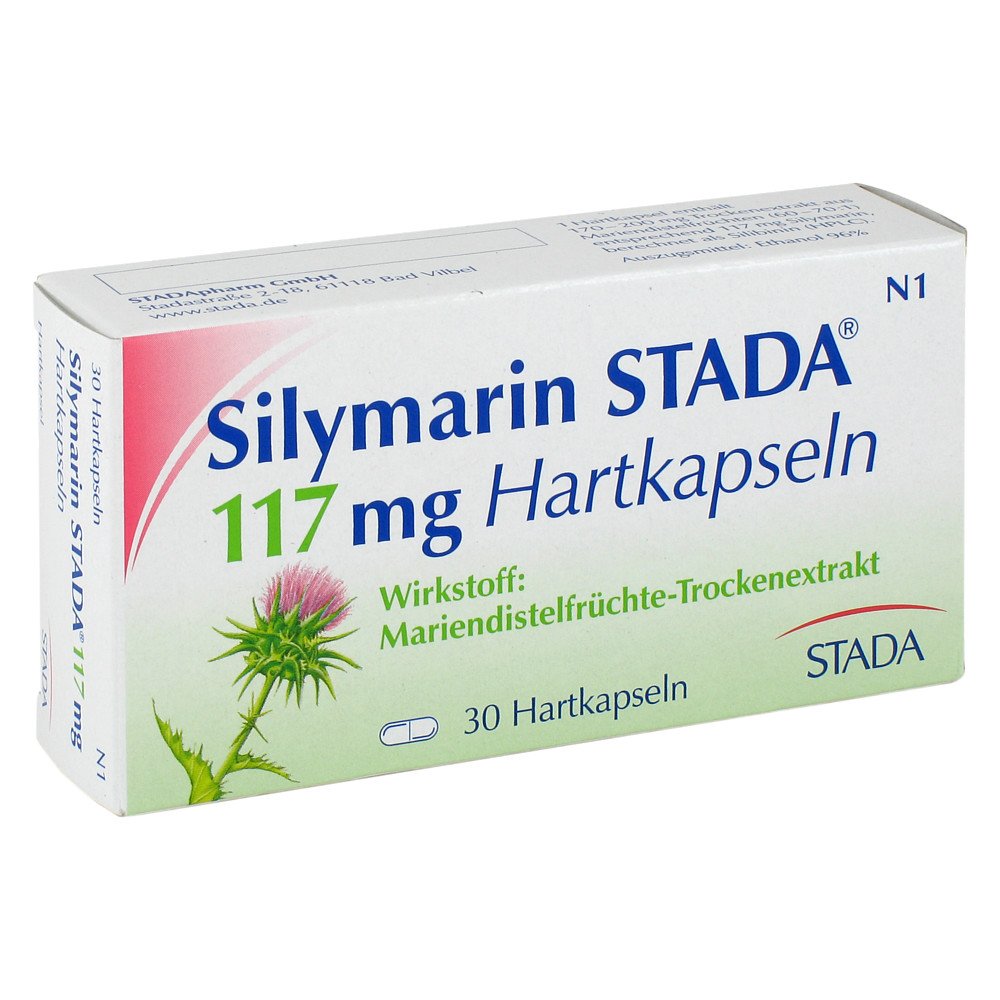 Das Produktfoto zeigt Silymarin Stada 117 Mg Hartkapseln (30 stk) PZN 02327722