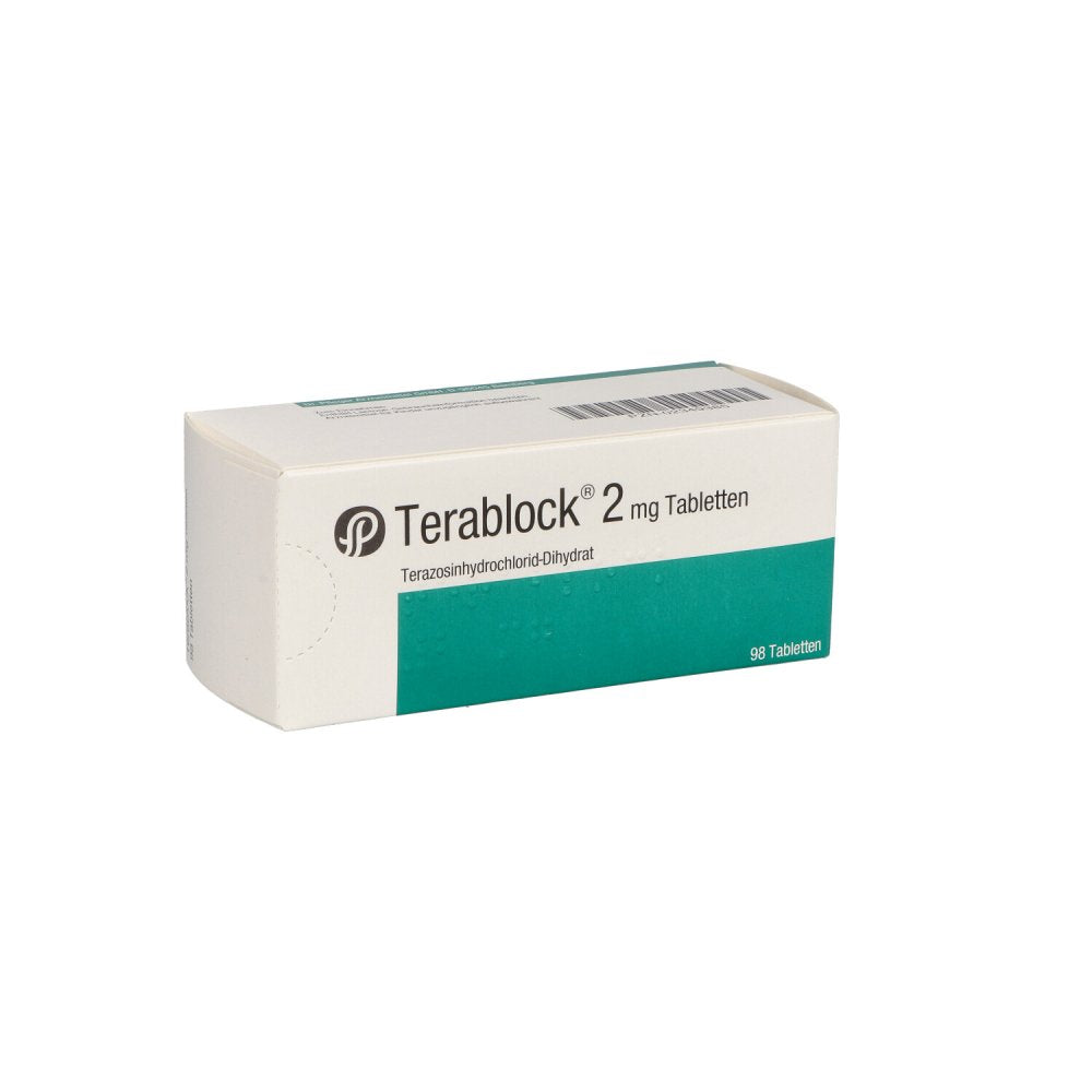 Das Produktfoto zeigt Terablock 2 Mg Tabletten (98 stk) PZN 02349385