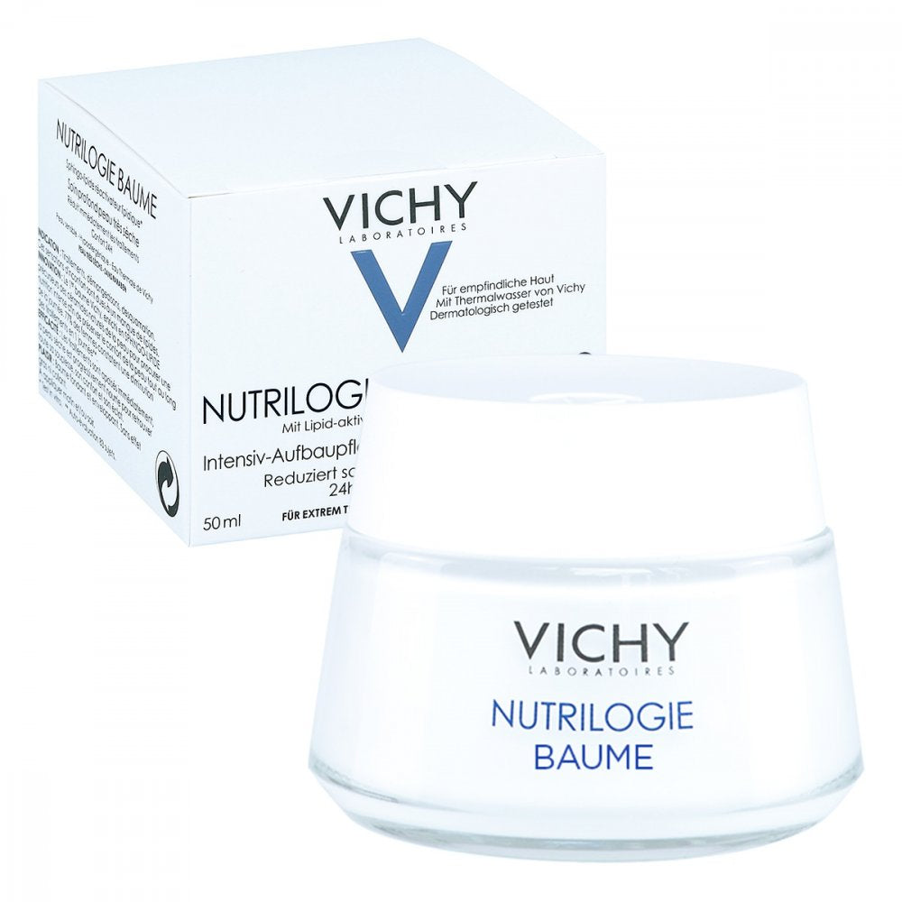Das Produktfoto zeigt Vichy Nutrilogie Reichhaltig Creme (50 ml) PZN 02350804