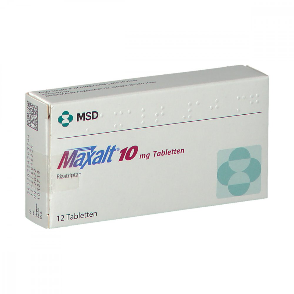 Maxalt 10 Mg Tabletten (12 stk)