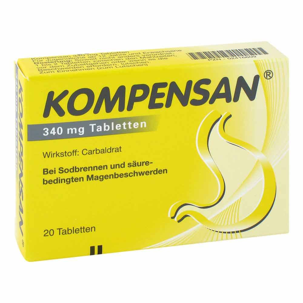 Kompensan Tabletten 340 Mg (20 stk)