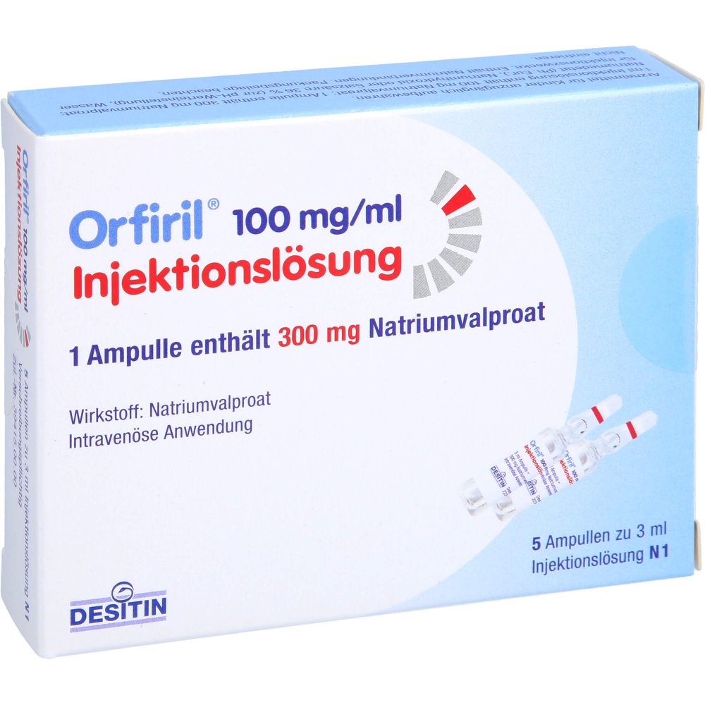 Orfiril 100 Mg/Ml Injektionslösung (5X3 ml)