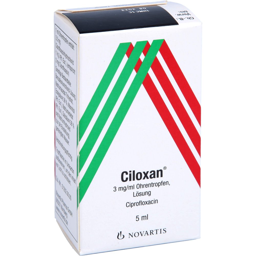 Ciloxan 3 Mg/Ml Ohrentropfen (5 ml)