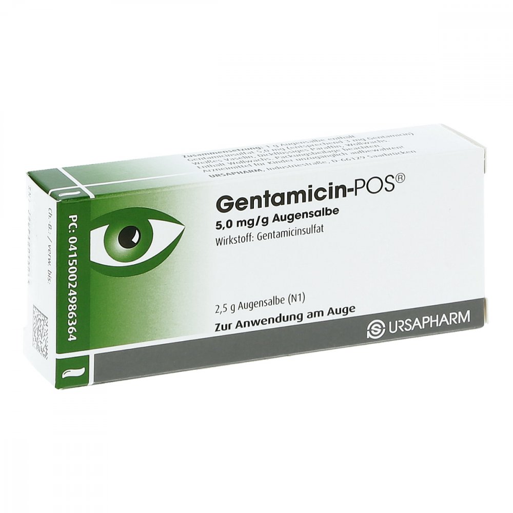 Gentamicin Pos Augensalbe (2.5 g)
