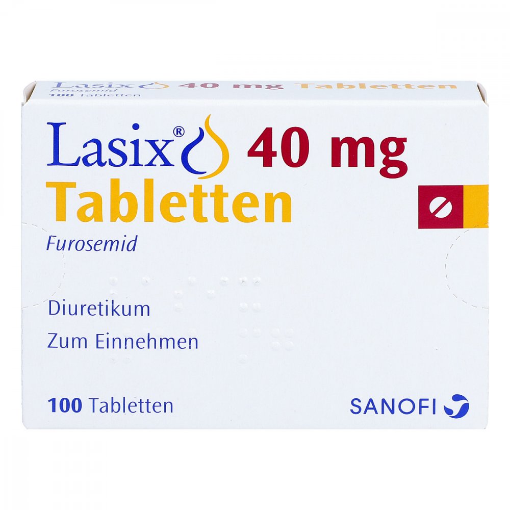 Das Produktfoto zeigt Lasix Tabletten (100 stk) PZN 02510969