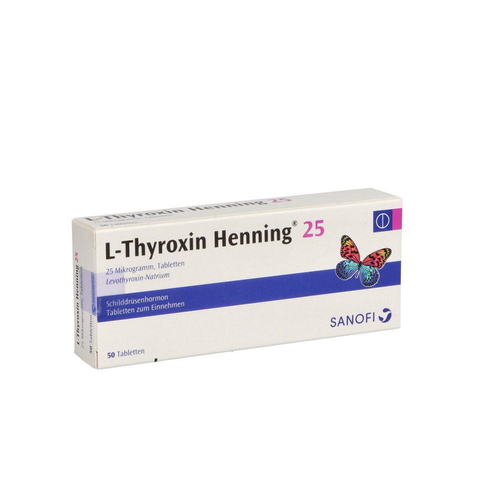 L-Thyroxin 25 Henning Tabletten (50 stk)
