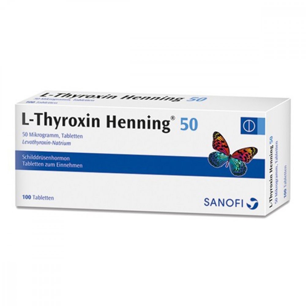 L-Thyroxin 50 Henning Tabletten (100 stk)