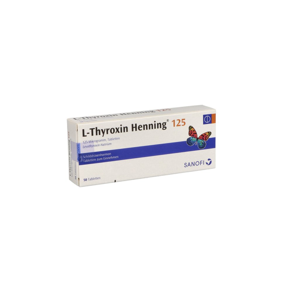 L-Thyroxin 125 Henning Tabletten (50 stk)