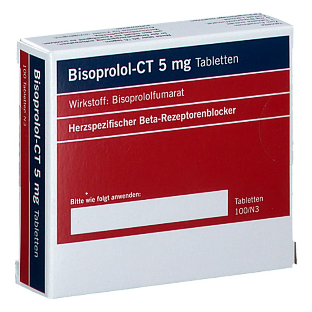 Bisoprolol-Ct 5 Mg Tabletten (100 stk)