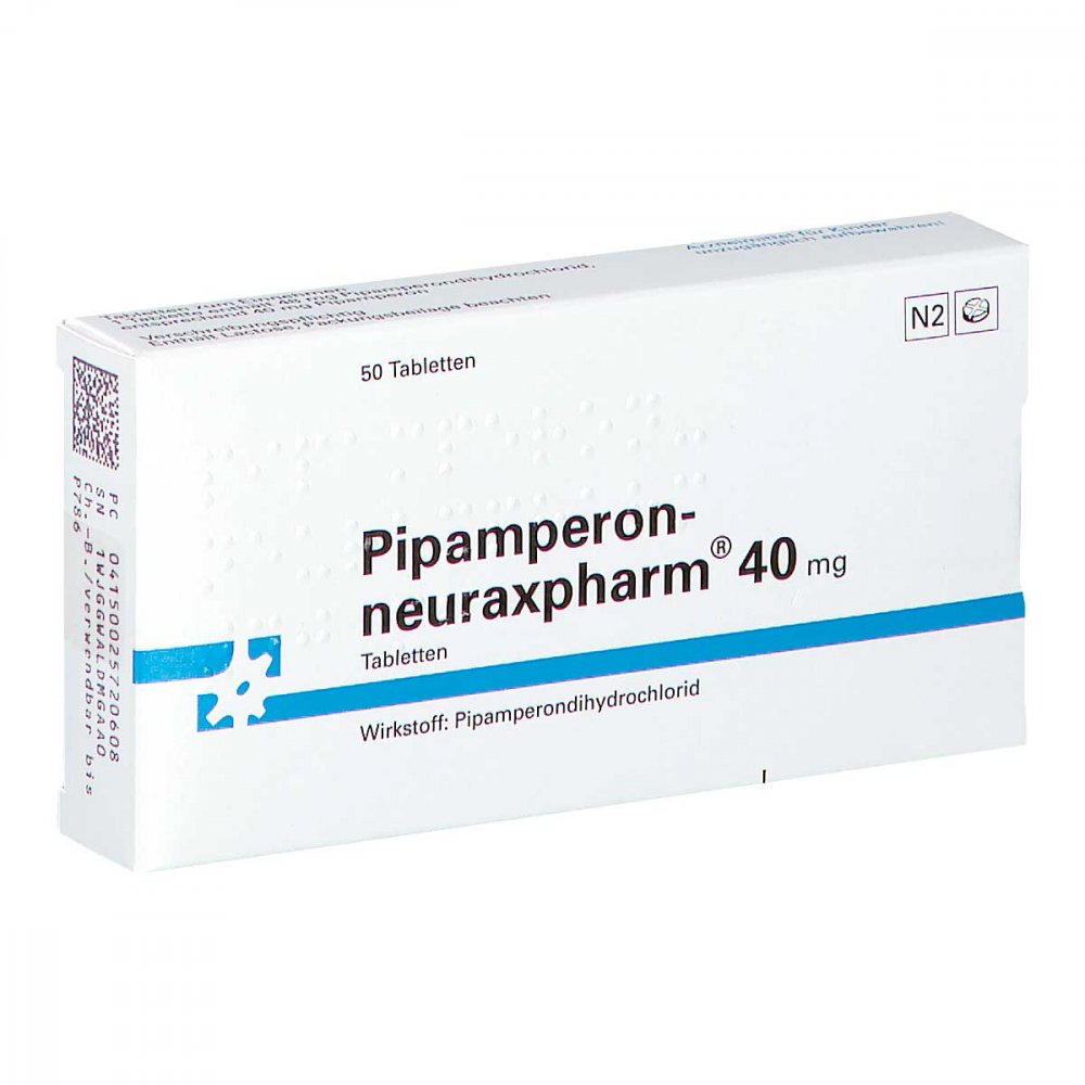 Pipamperon-Neuraxpharm 40 Mg Tabletten (50 stk)