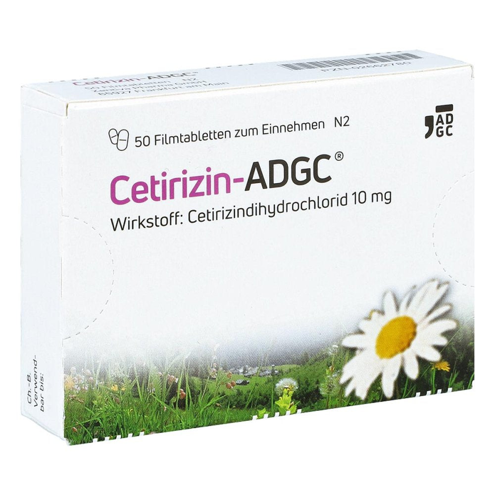 Cetirizin Adgc Filmtabletten (50 stk)