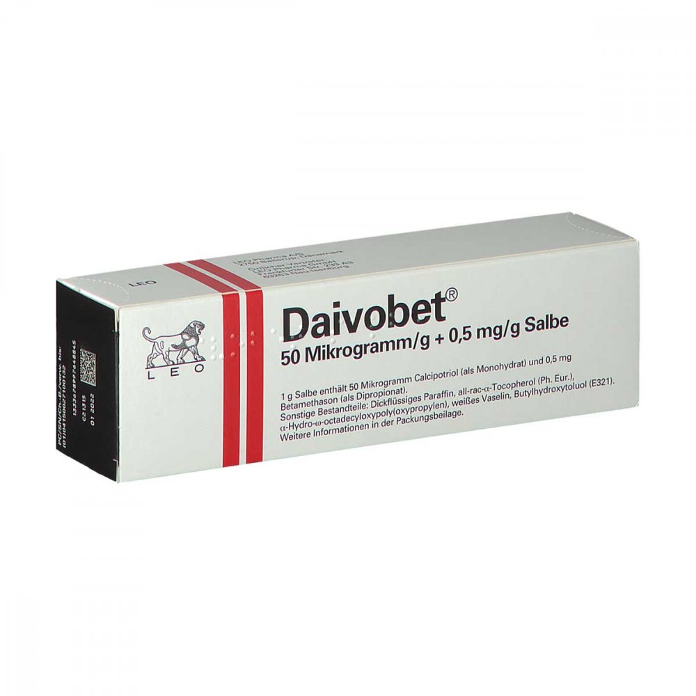 Daivobet 50 Mikrogramm/G + 0,5 Mg/G Salbe (60 g)