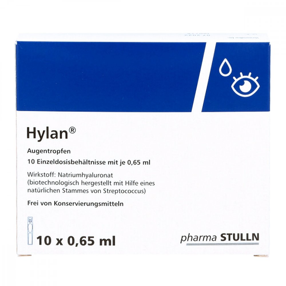 Hylan 0,65 Ml Augentropfen (10 stk)
