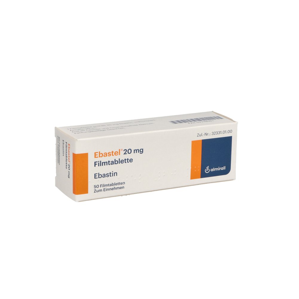 Ebastel 20 Mg Filmtabletten (50 stk)