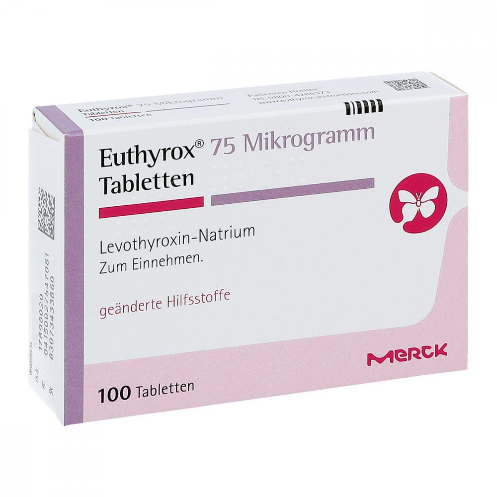 Euthyrox 75 Mikrogramm Tabletten (100 stk)