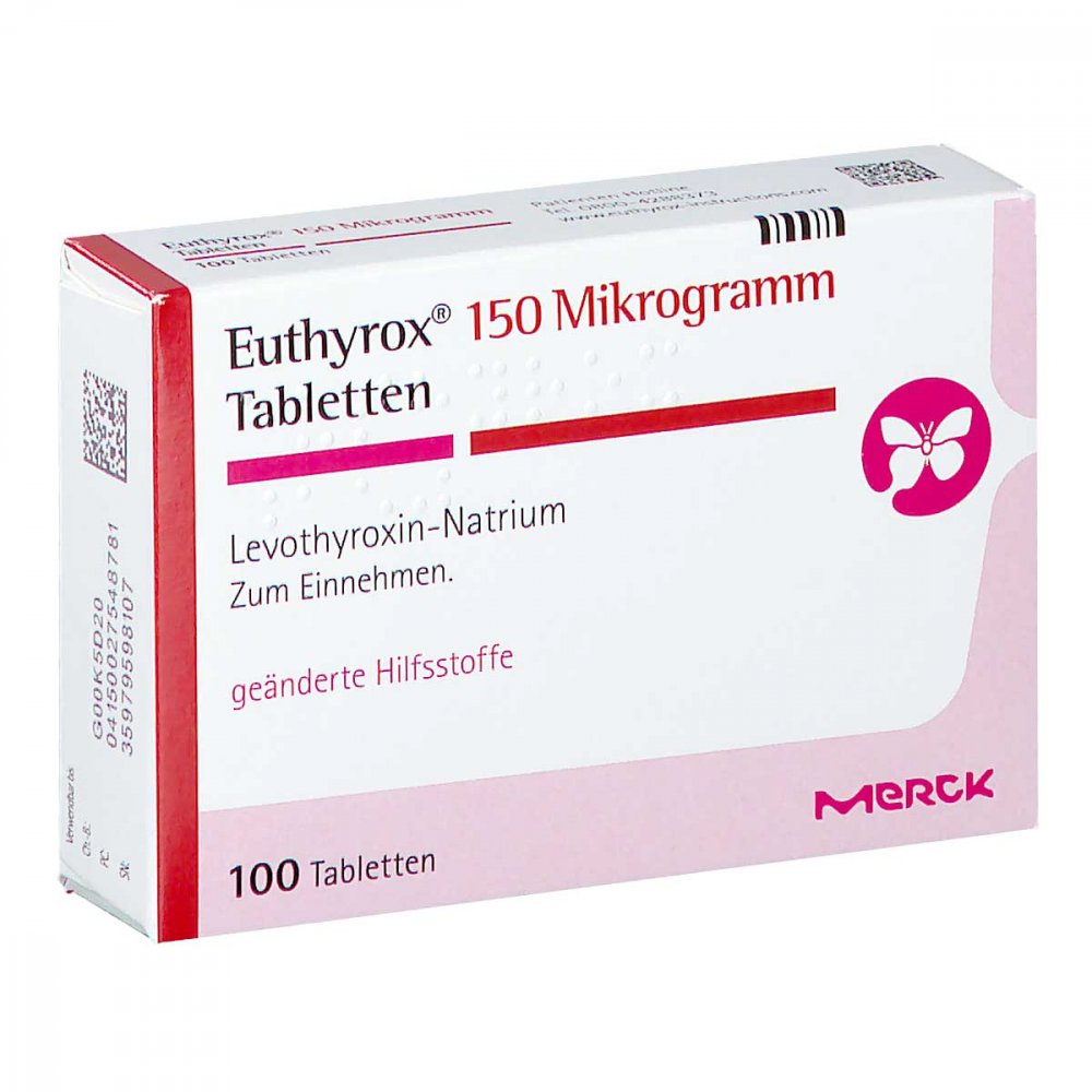 Euthyrox 150 Mikrogramm Tabletten (100 stk)