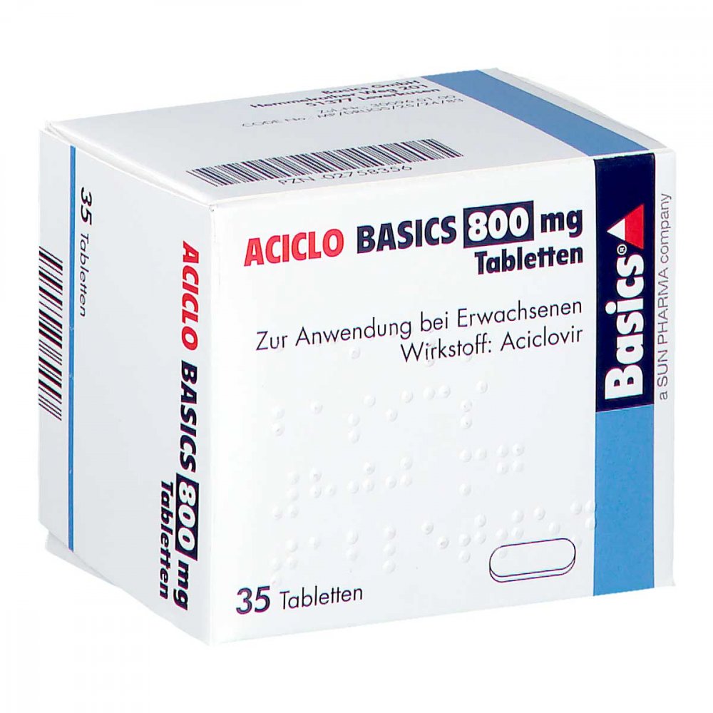 Aciclo Basics 800 Mg Tabletten (35 stk)