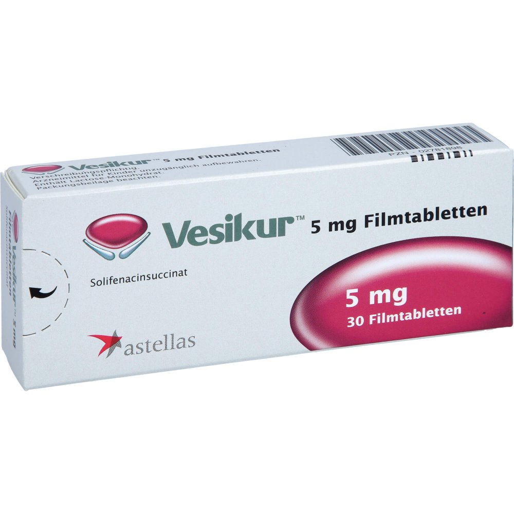 Vesikur 5 Mg Filmtabletten (30 stk)