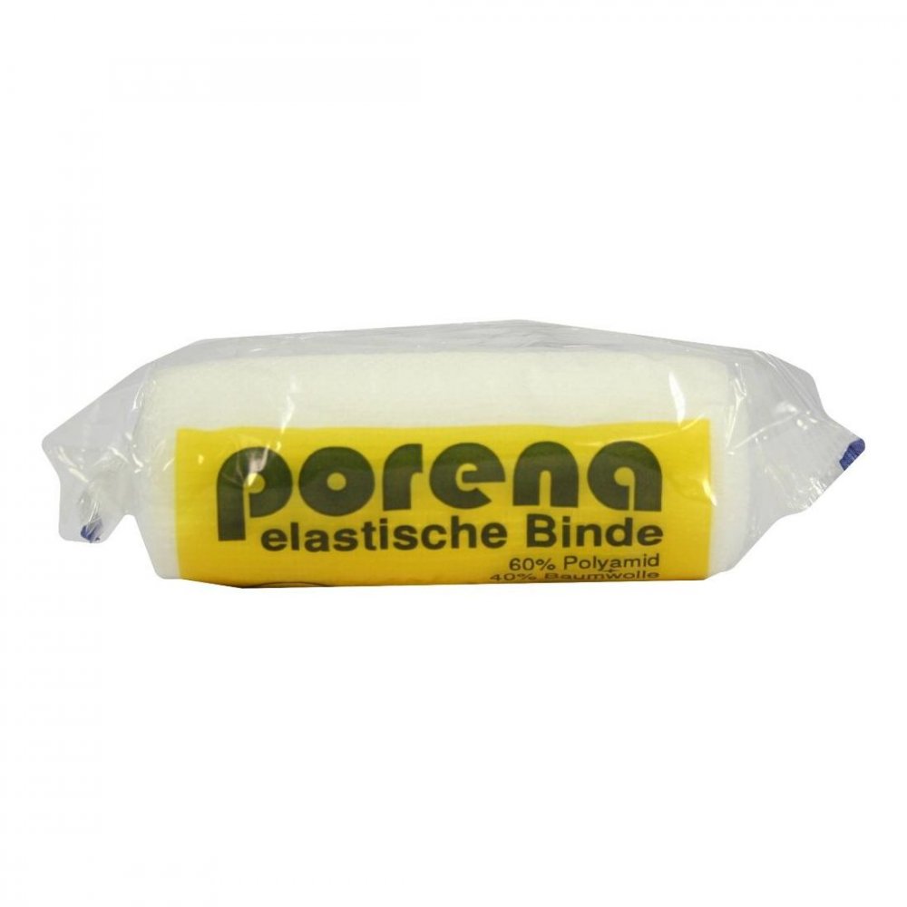 Porena Elast.Mullbinde 8 Cm Weiß M.Cello (1 stk)