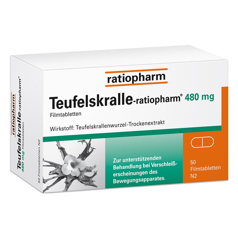 Teufelskralle-Ratiopharm Filmtabletten (100 stk)