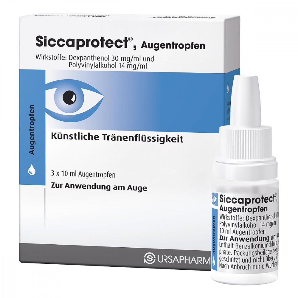 Siccaprotect Augentropfen (3X10 ml)