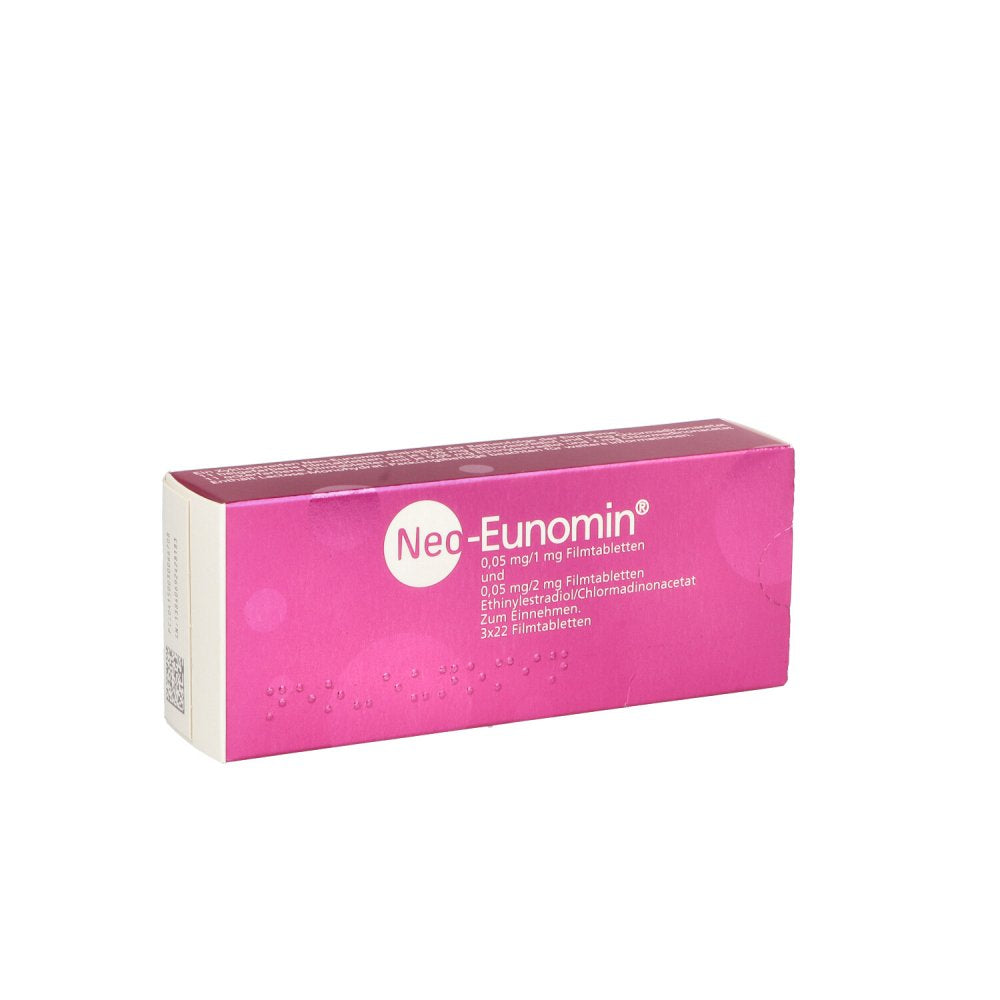 Das Produktfoto zeigt Neo Eunomin Filmtabletten (3X22 stk) PZN 03006670