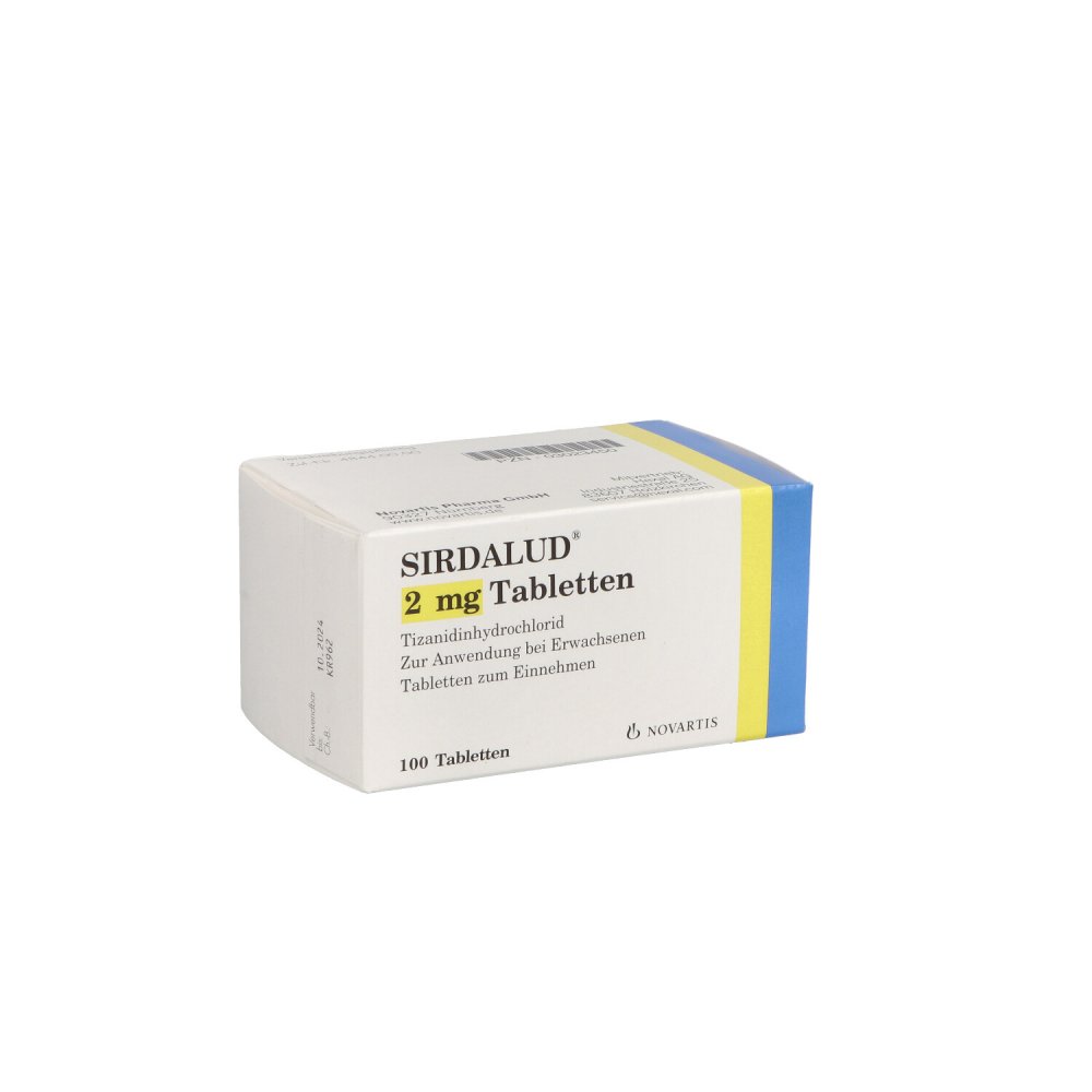 Sirdalud 2 Mg Tabletten (100 stk)