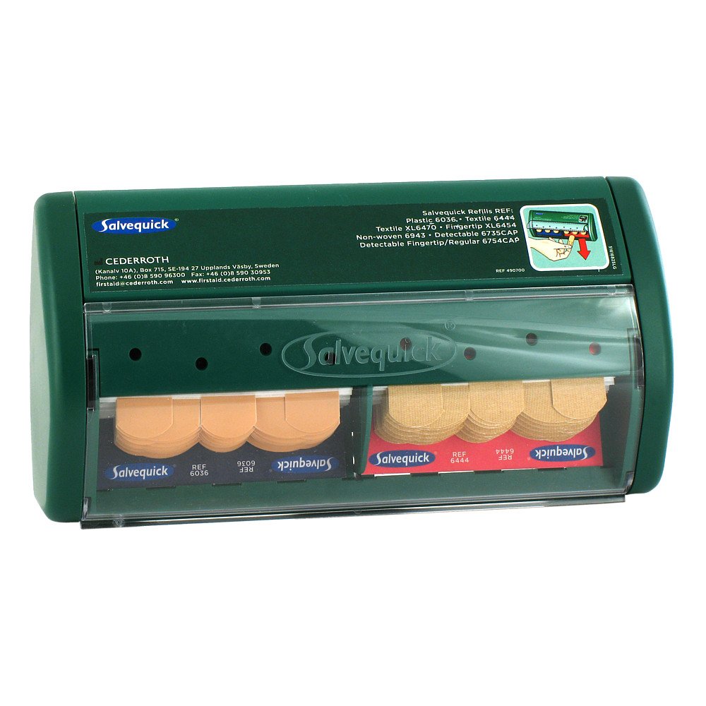 Das Produktfoto zeigt Salvequick Pflasterspender (1 stk) PZN 03071360