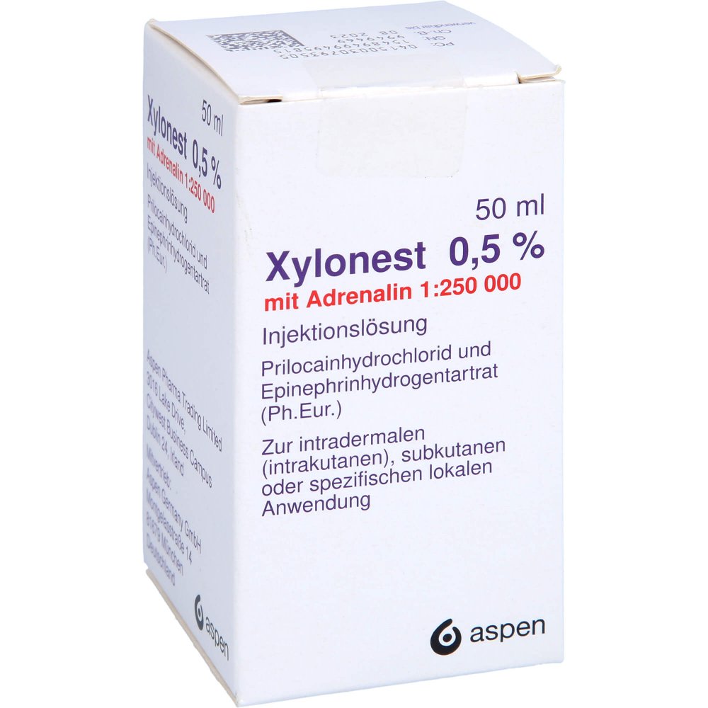 Xylonest 0,5% M.Adrenalin Fl. Injektionslösung (50 ml)