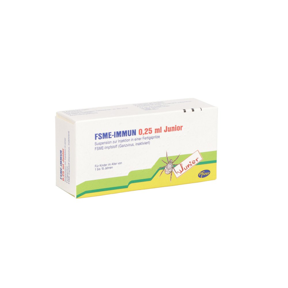 Fsme-Immun 0,25 Ml Junior Injek.Sus.I.E.Fs.O.Kan. (1 stk)