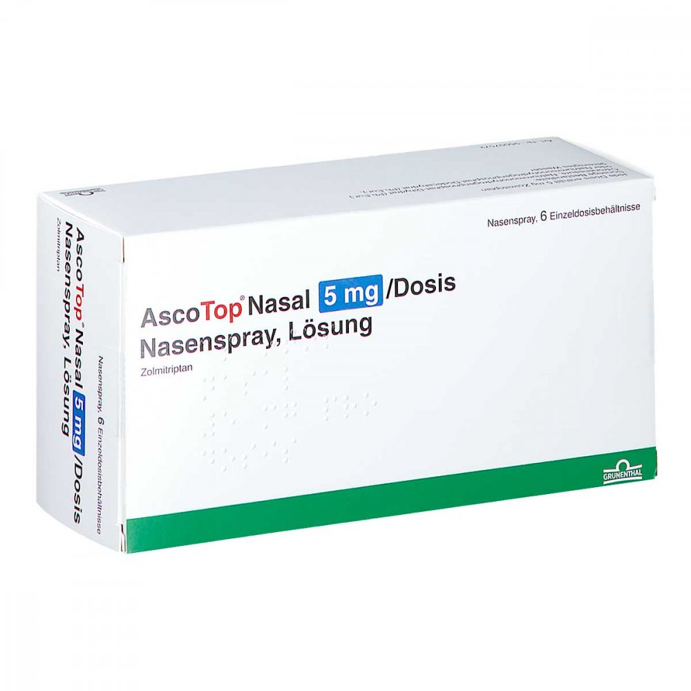 Ascotop Nasal 5 Mg/Dosis Einzeldosis-Nasenspray (6 stk)