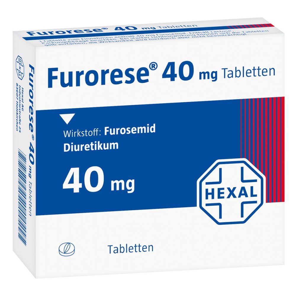 Das Produktfoto zeigt Furorese 40 Mg Tabletten (50 stk) PZN 03126612