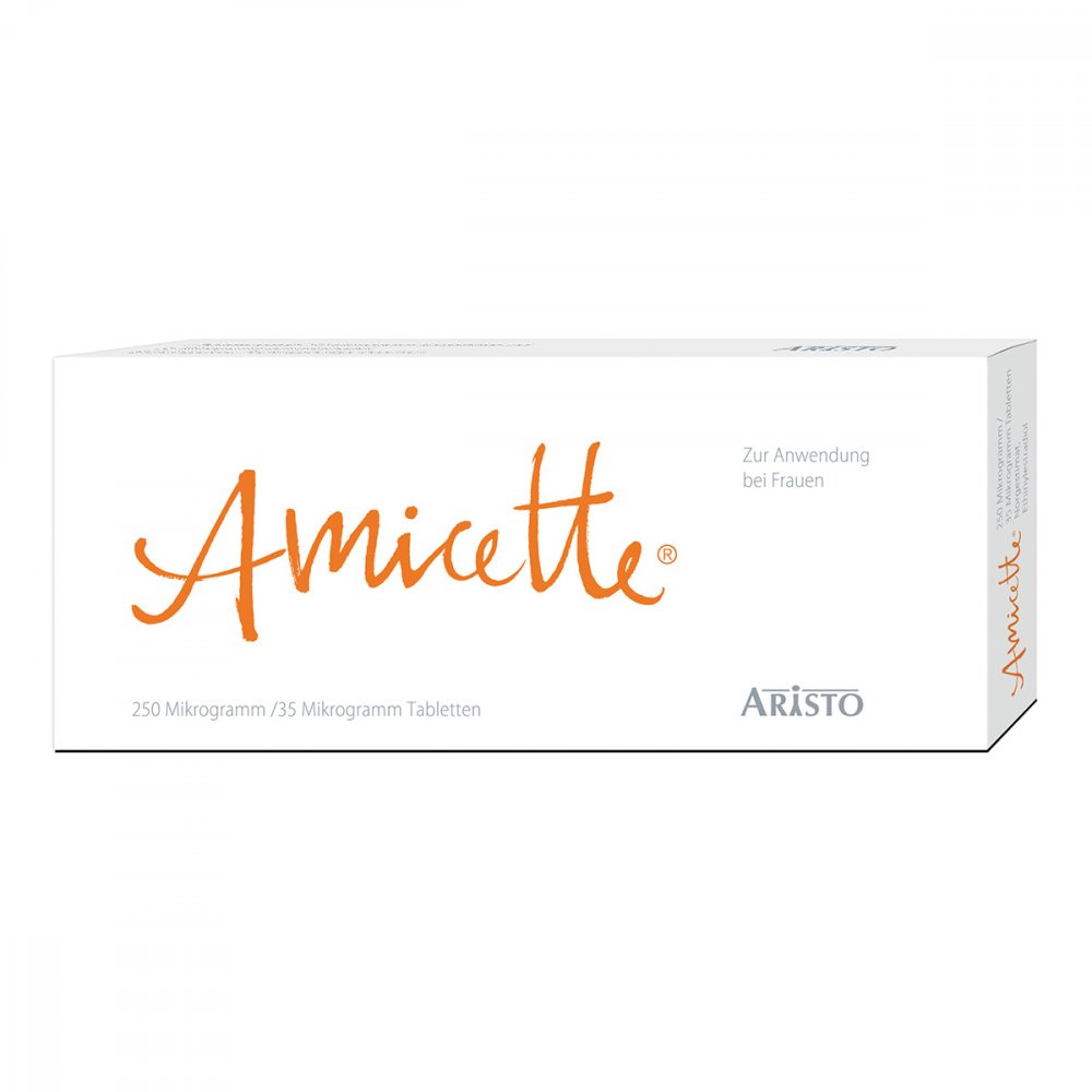 Amicette 250 Mikrogramm/35 Mikrogramm Tabletten (3X21 stk)