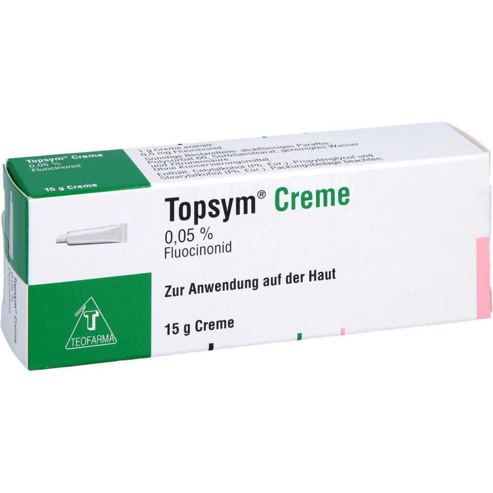 Das Produktfoto zeigt Topsym Creme (15 g) PZN 03196328