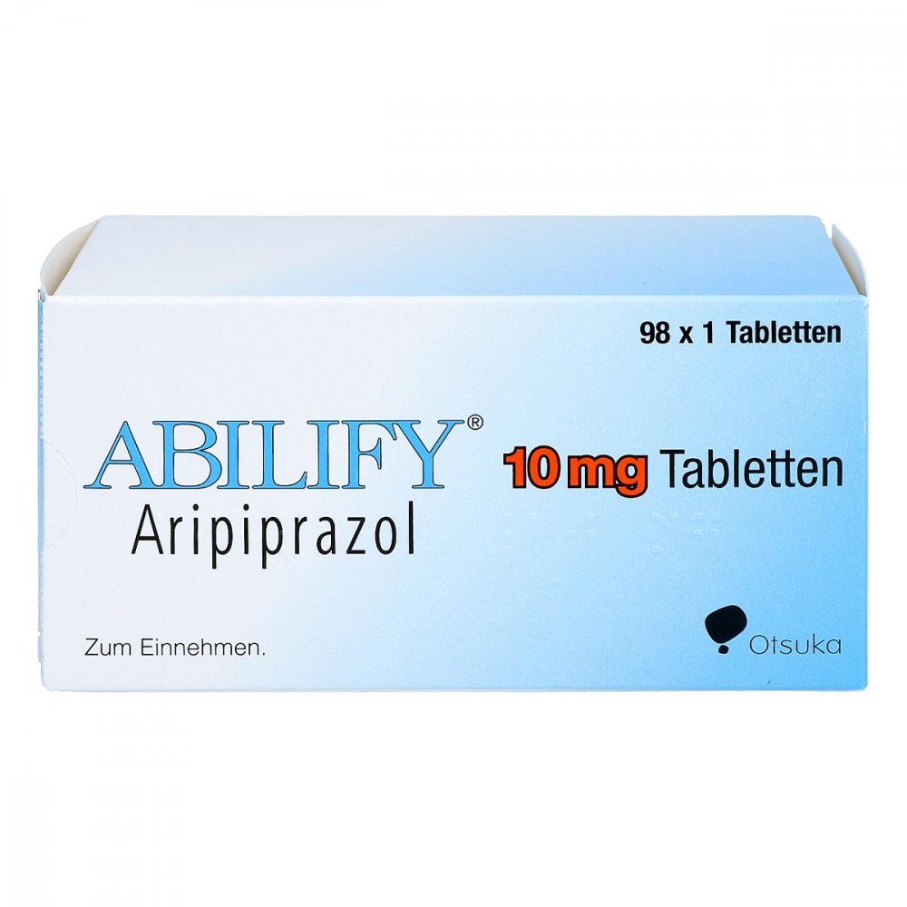 Das Produktfoto zeigt Abilify 10 Mg Tabletten (98 stk) PZN 03205895