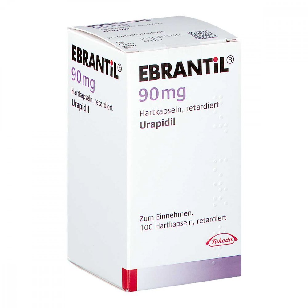 Ebrantil 90 Mg Retardkapseln (100 stk)