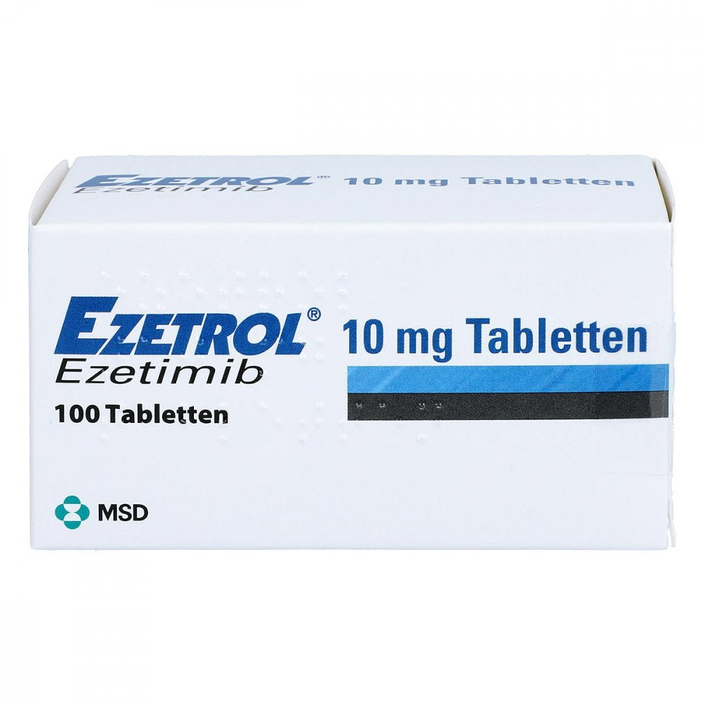 Das Produktfoto zeigt Ezetrol 10 Mg Tabletten (100 stk) PZN 03210086