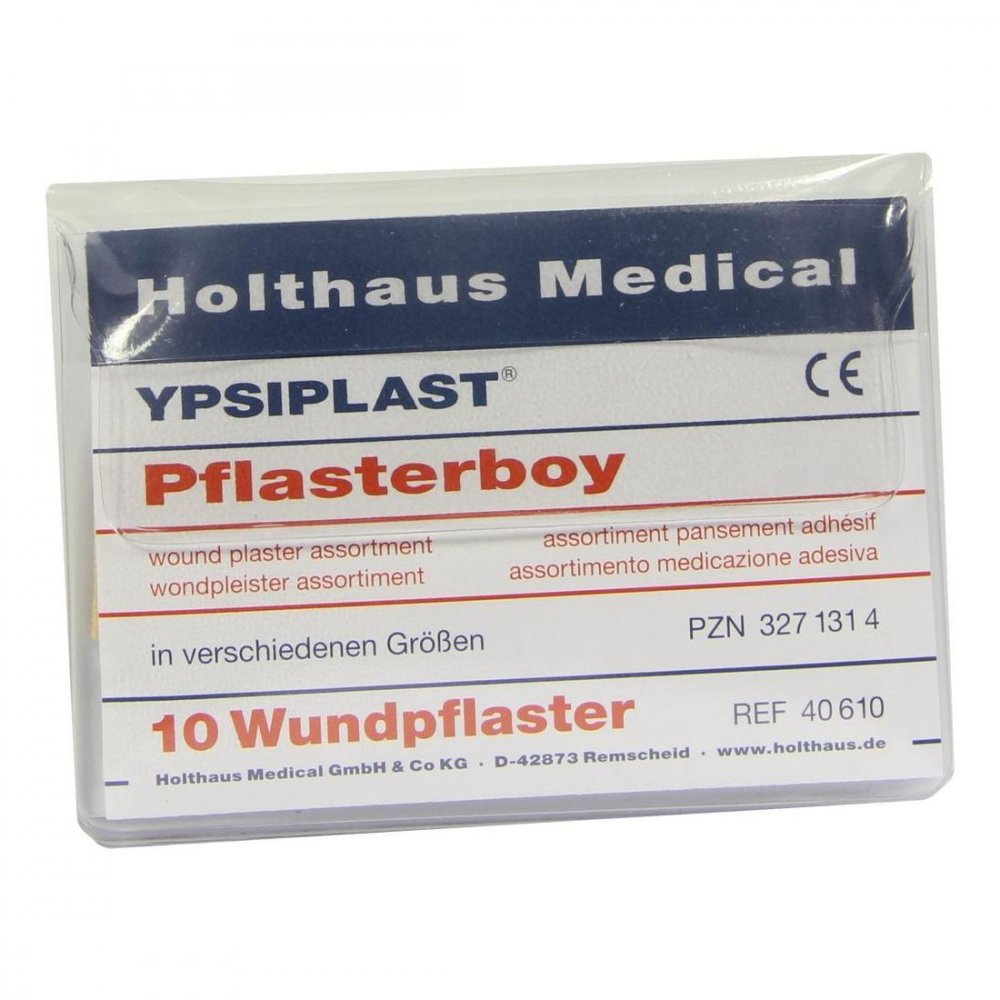 Das Produktfoto zeigt Pflasterboy Ypsiplast 4 Sort.Wundpflast. (1 stk) PZN 03271314