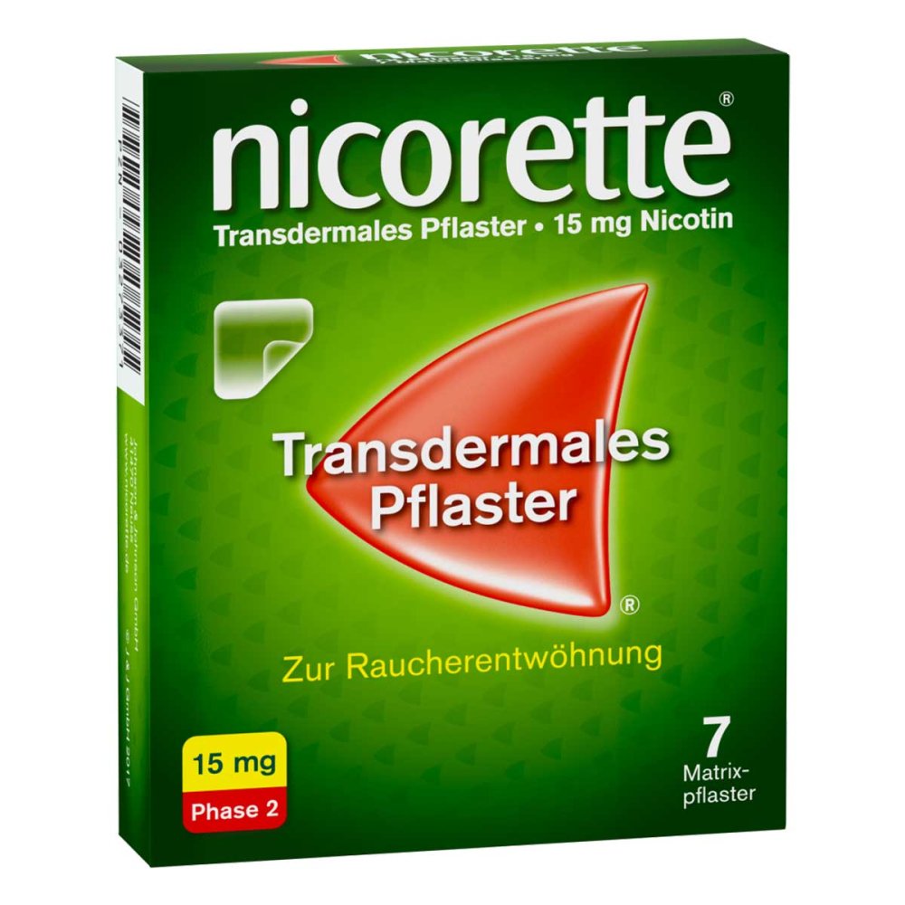 Nicorette Tx Pflaster 15 Mg (7 stk)