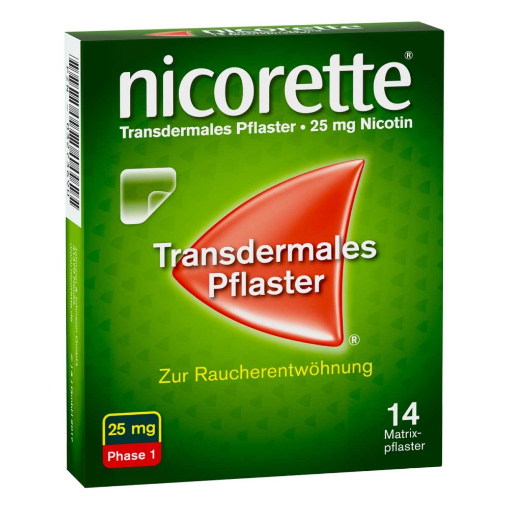 Nicorette Tx Pflaster 25 Mg (14 stk)