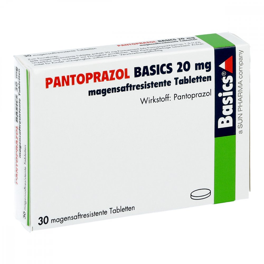 Pantoprazol Basics 20 Mg Magensaftres.Tabletten (30 stk)