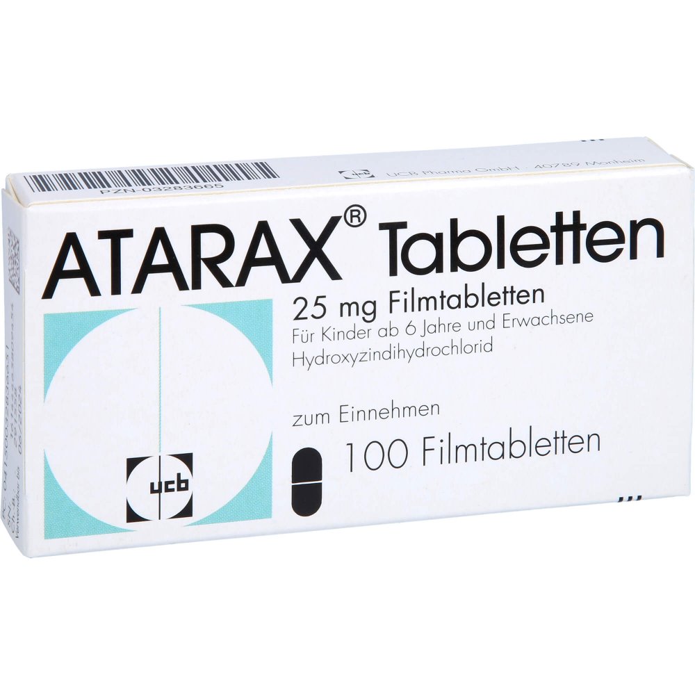 Atarax 25 Mg Filmtabletten (100 stk)