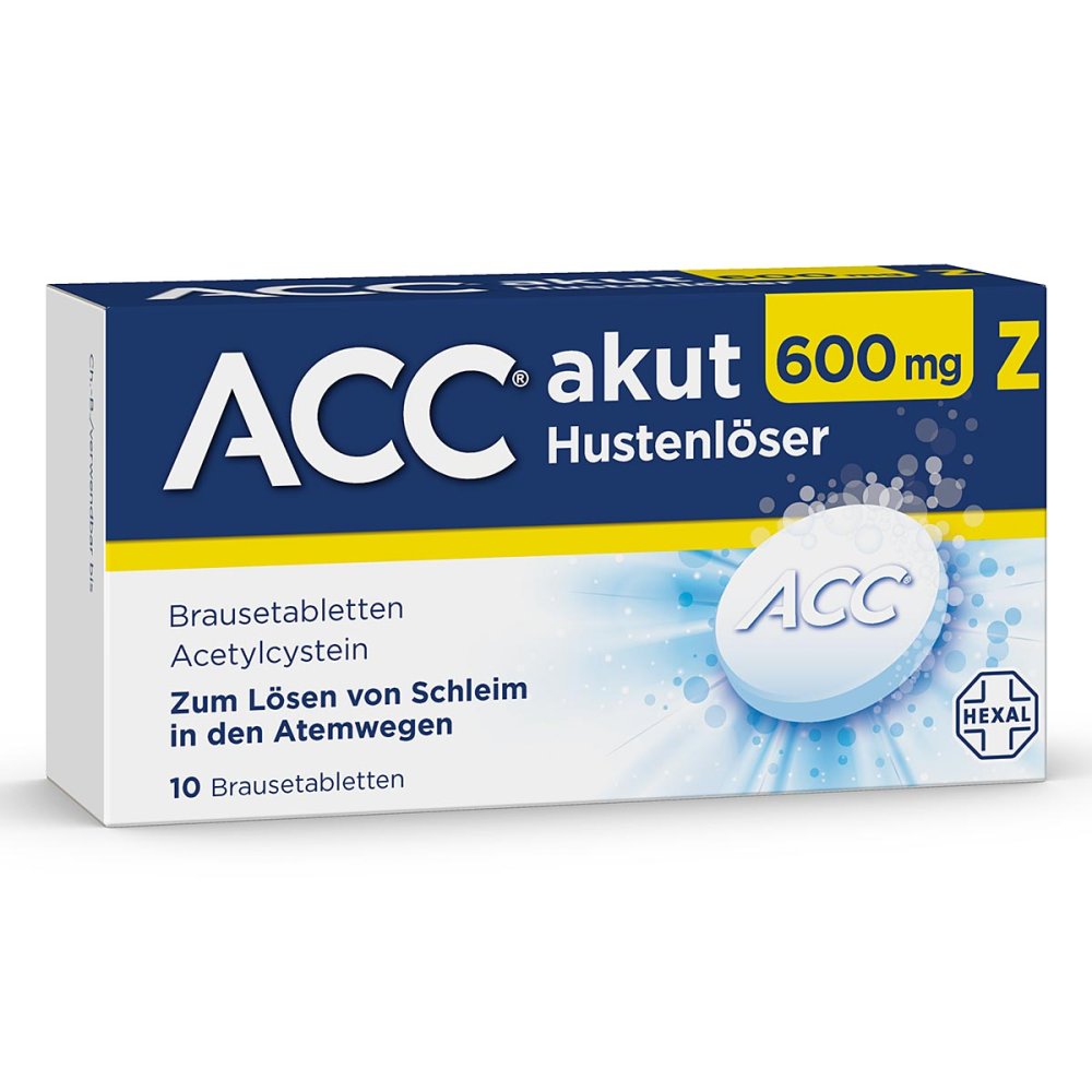Acc Akut 600 Z Hustenlöser Brausetabletten (10 stk)
