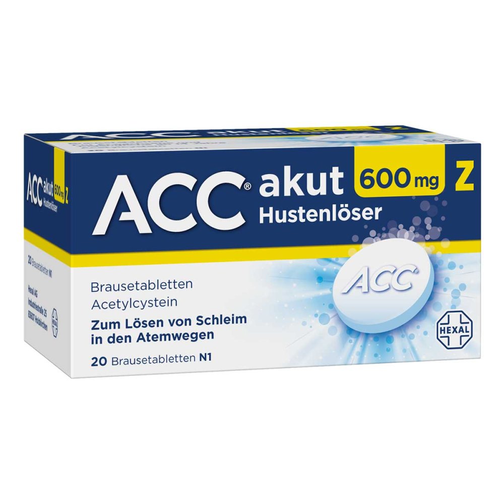 Acc Akut 600 Z Hustenlöser Brausetabletten (20 stk)