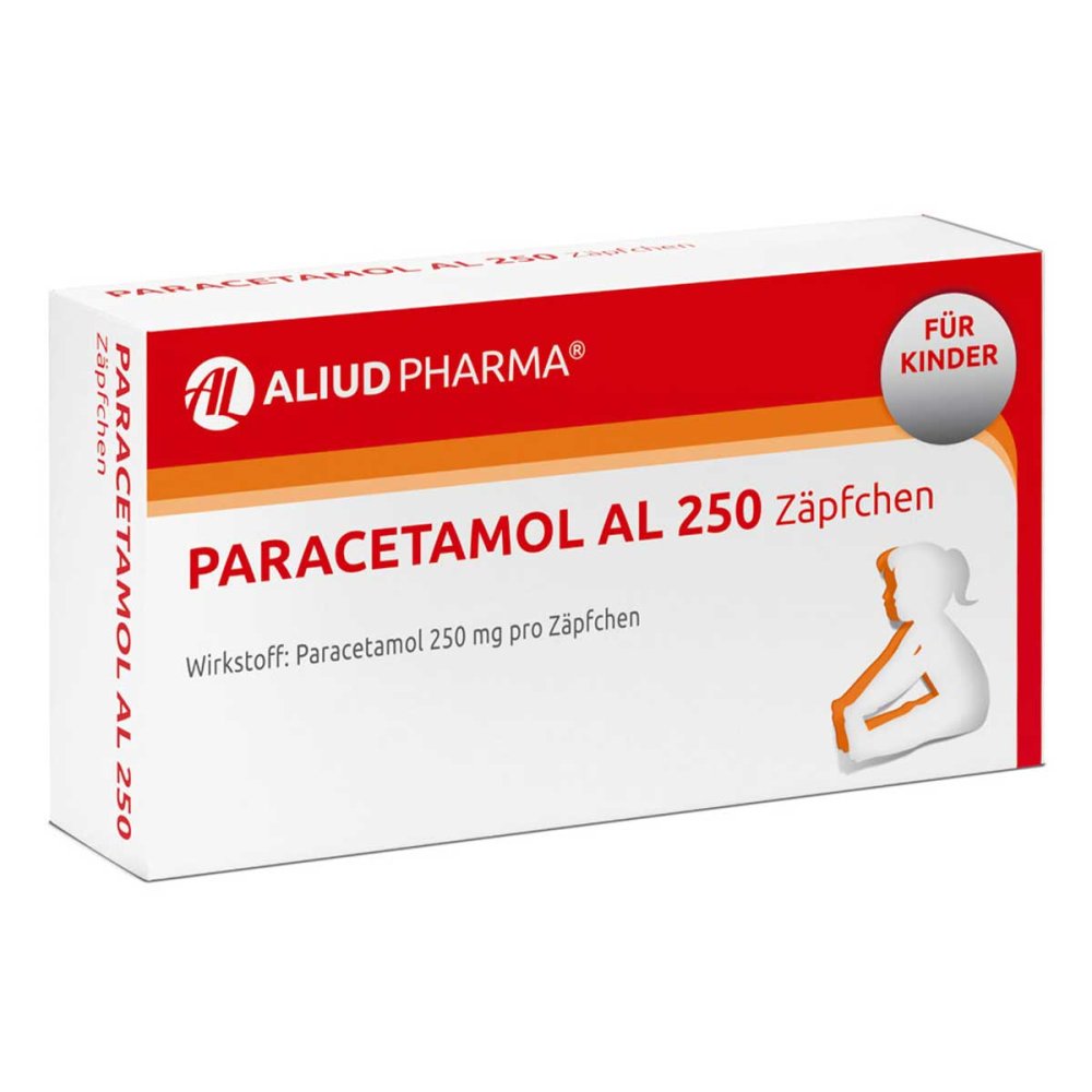 Paracetamol Al 250 Kleinkindersuppositorien (10 stk)