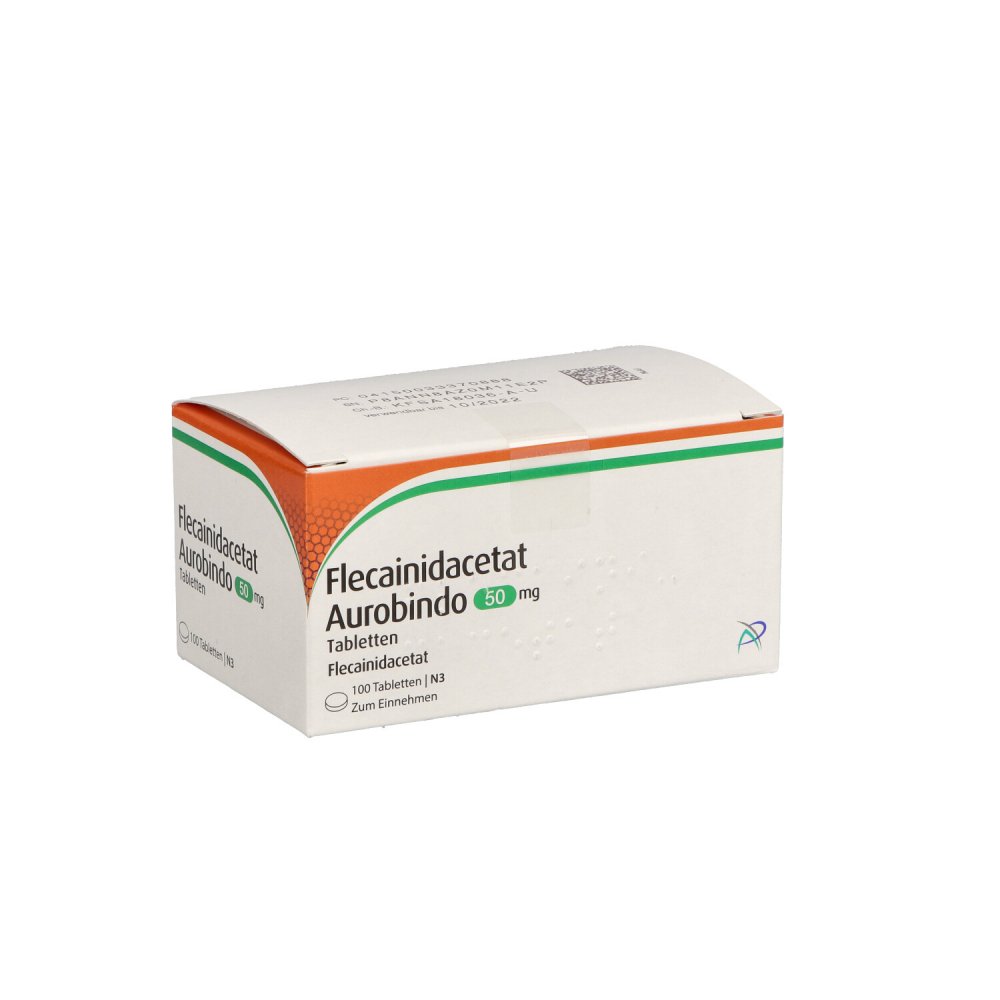 Flecainidacetat Aurobindo 50 Mg Tabletten (100 stk)