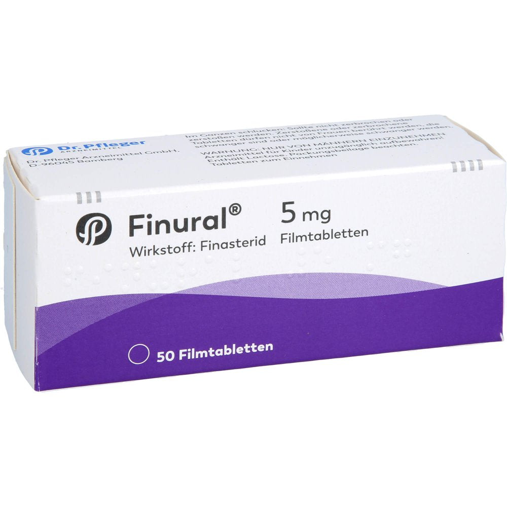 Das Produktfoto zeigt Finural 5 Mg Filmtabletten (50 stk) PZN 03338509